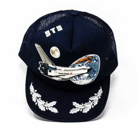 Vintage Space Shuttle STS-3 Mesh Snapback Trucker Hat - Picture 6 of 8